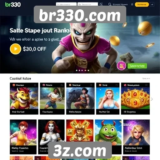 Comparação entre br330.com e outros sites de jogos