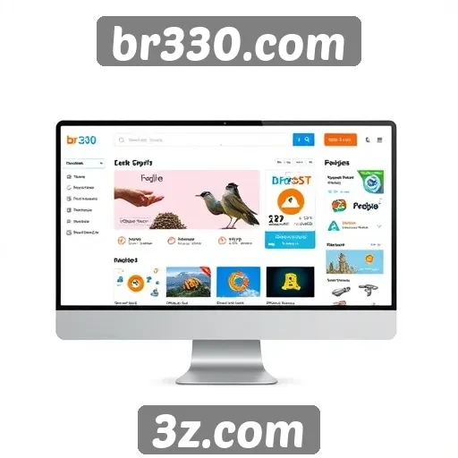 Explorando a interface do usuário do site br330.com