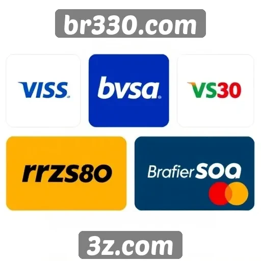 Opções de pagamento disponíveis no br330.com